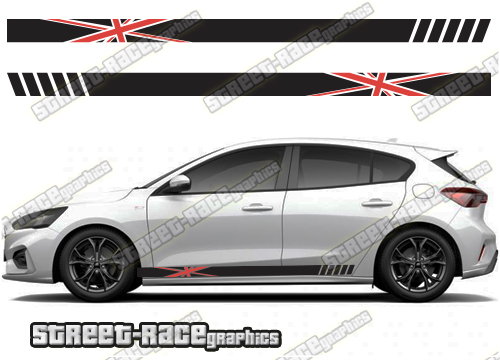 Ford Focus racing stripes 035
