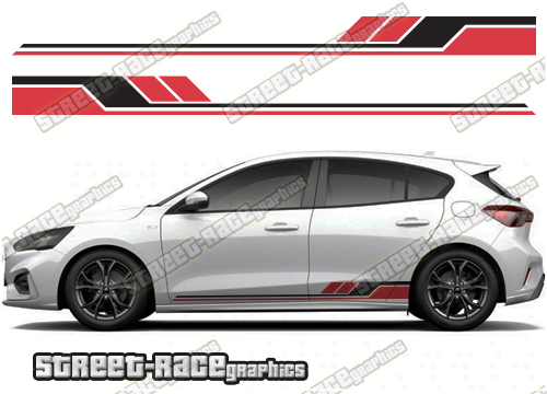 Ford Focus racing stripes 040