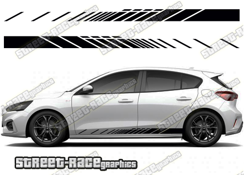 Ford Focus side stripes 042