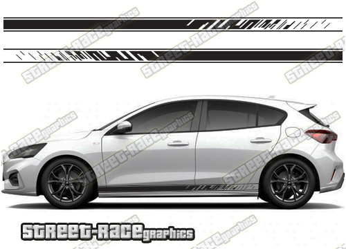 Ford Focus side stripes 043