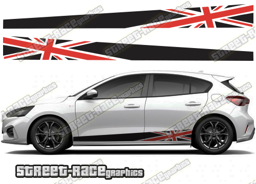 Ford Focus racing stripes 050