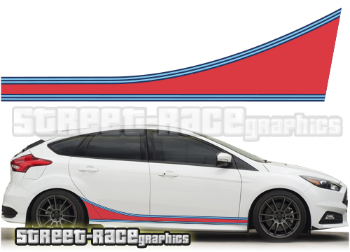 Ford Focus Martini racing stripes 003
