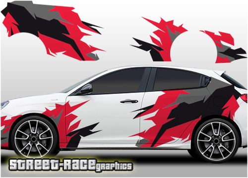 Alfa Romeo Giulietta rally graphics 005