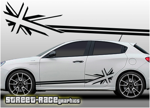 Alfa Romeo Giulietta racing stripes 016 Union Jack