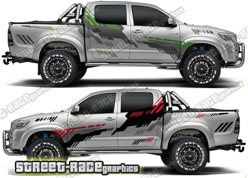 Toyota Hilux 010 rally graphics