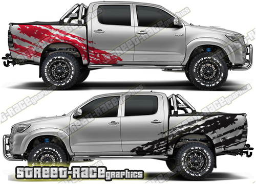 Toyota Hilux 011 rally decals