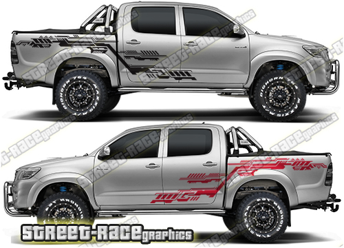 Toyota Hilux 016 rally decals