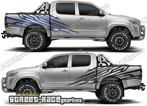 Toyota Hilux 021 rally decals