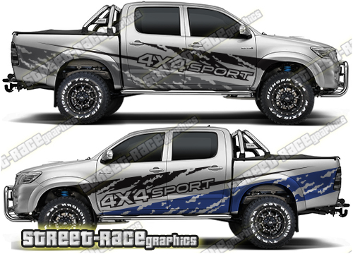 Toyota Hilux 023 rally graphics