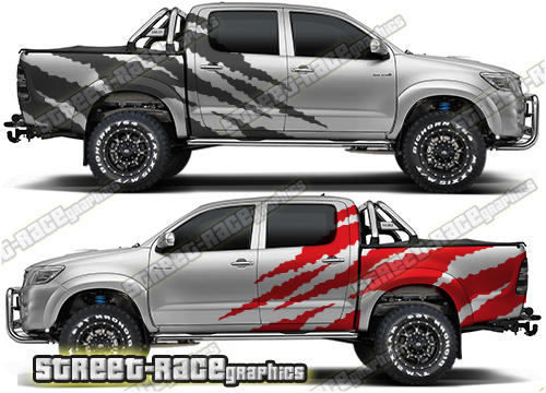 Toyota Hilux 025 rally decals