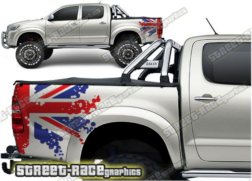 Toyota Hilux bed stickers 017