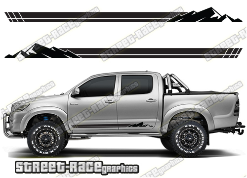 Toyota Hilux 001 stickers