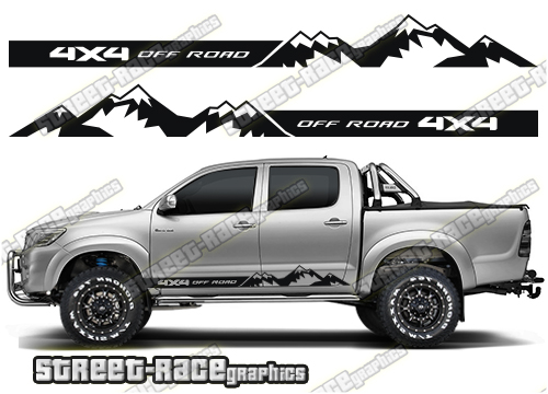 Toyota Hilux 002 stickers