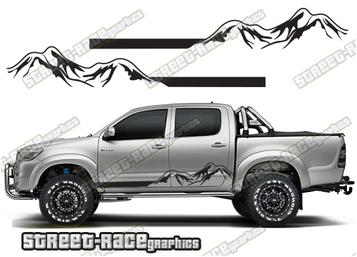 Toyota Hilux 004 stickers