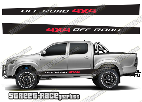 Toyota Hilux 007 stickers