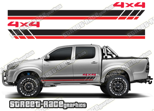 Toyota Hilux 014 stickers