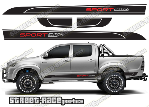 Toyota Hilux 016 stickers