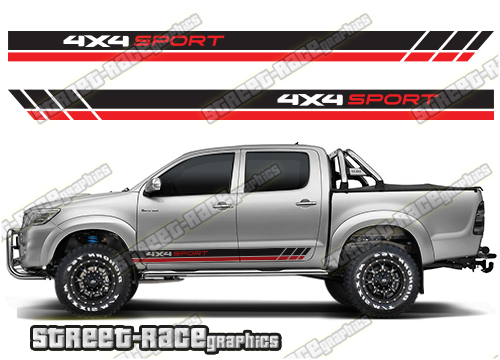 Toyota Hilux 017 stickers