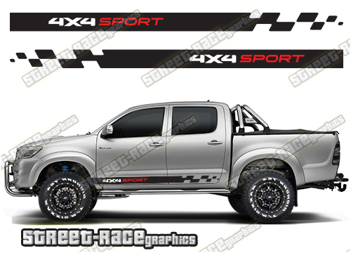 Toyota Hilux 019 stickers
