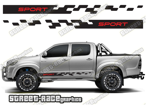 Toyota Hilux 020 stickers