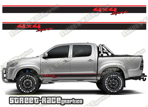 Toyota Hilux 023 stickers