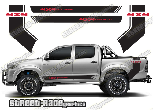 Toyota Hilux 025 stickers