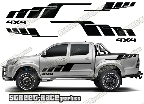 Toyota Hilux 029 stickers