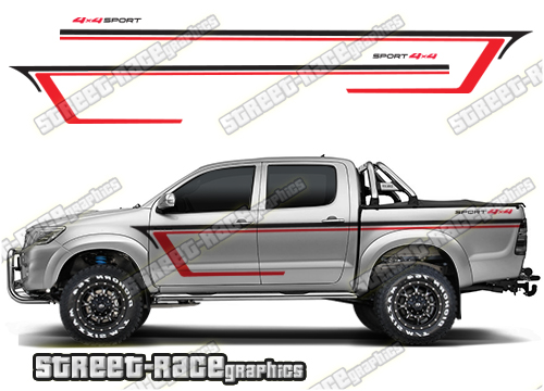 Toyota Hilux 033 stickers