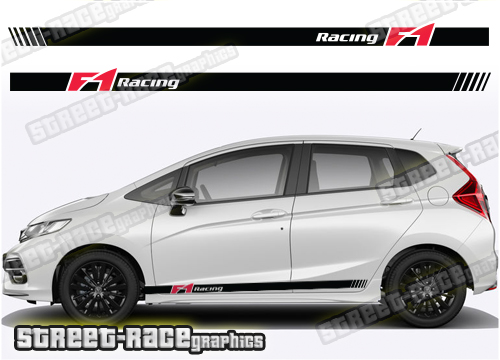 Honda Jazz racing stripes 002 - F1 Racing