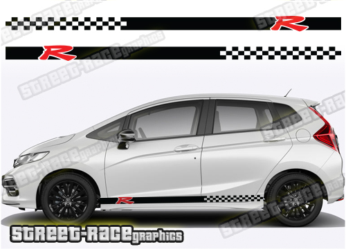 Honda Jazz racing stripes 003 - Type R