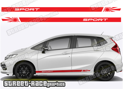 Honda Jazz racing stripes 004 - SPORT