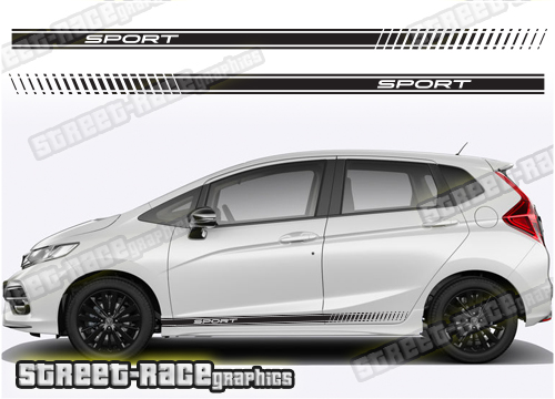 Honda Jazz racing stripes 008 - Sport