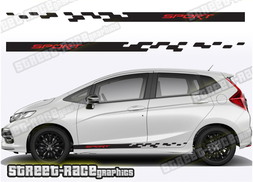 Honda Jazz racing stripes 019 - Sport