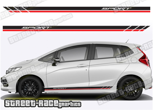 Honda Jazz racing stripes 020 - Sport