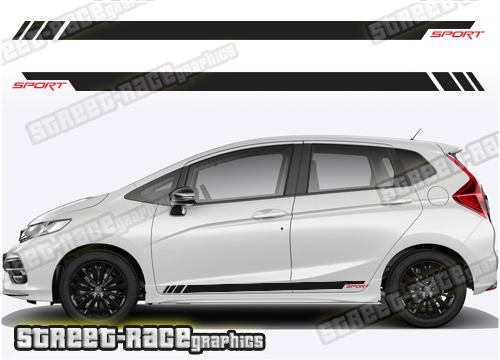 Honda Jazz racing stripes 025 - Sport