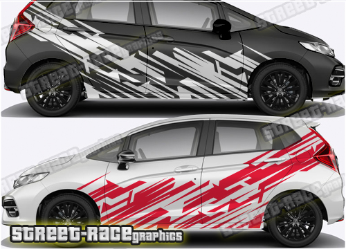 Honda Jazz rally graphics 002