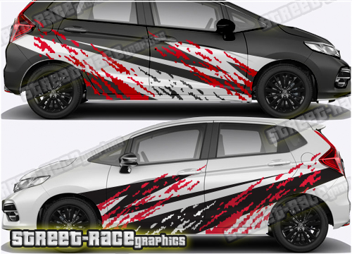 Honda Jazz rally graphics 008