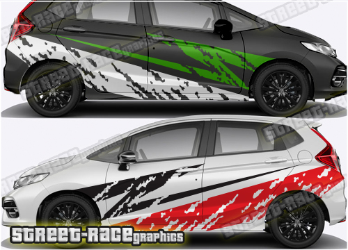Honda Jazz rally graphics 009