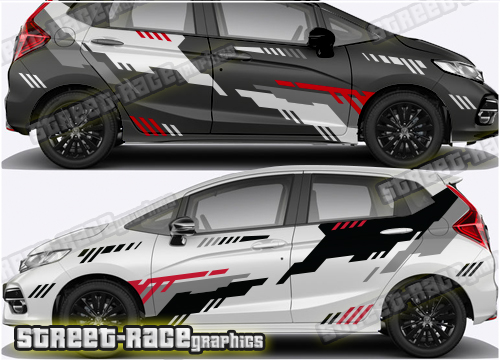 Honda Jazz rally graphics 010