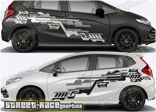 Honda Jazz rally graphics 013