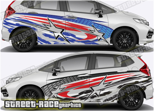 Honda Jazz rally graphics 017