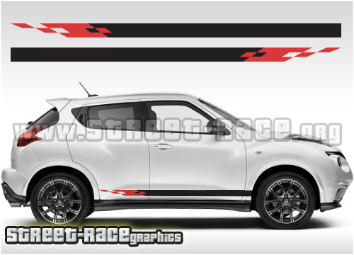 002 - Juke side racing stripes - Nismo style