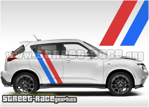 010 - Juke side diagonal stripes