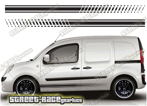 Nissan NV250 racing stripes 007