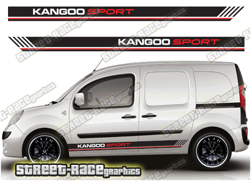 Renault Kangoo racing stripes 011