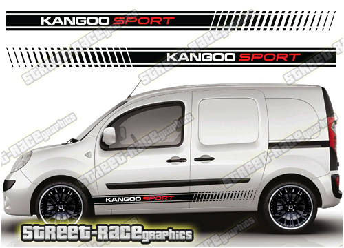 Renault Kangoo racing stripes 018