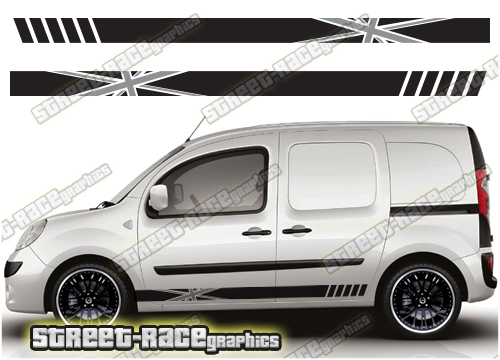 Nissan NV250 racing stripes 020