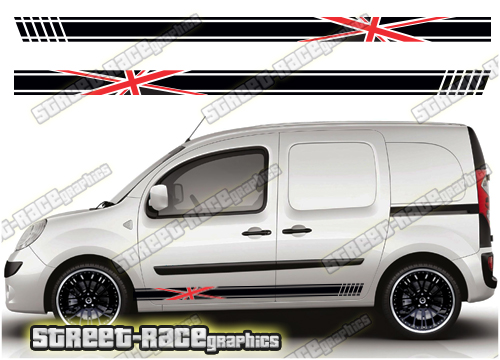 Nissan NV250 racing stripes 022