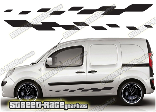 Renault Kangoo racing stripes 024