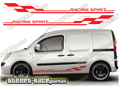 Renault Kangoo racing stripes 025